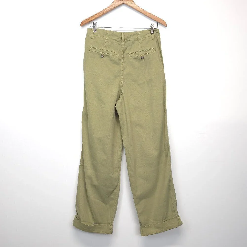 Free People High Waist Abby Chino Pants Size 4 - Picture 3 of 8